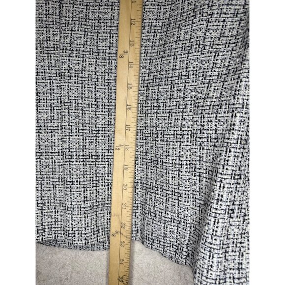 Max Mara Women's Tweed Blazer Jacket Fringe Cuff Pockets Workwear Office Size 10 - Picture 7 of 10
